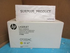 GENUINE HP CF332AC CF332A 654A YELLOW TONER CART LASERJET M651 SEALED BOX