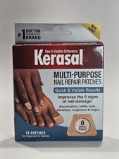 Kerasal Multi-Purpose Nail Repair Patches for Finger/Toe Nails, 14ct