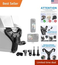 Helmet Mount for GoPro,Motorcycle Chin Strap for Go Pro Hero 13/12/11/10/9/8/...