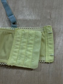 For Love And Lemons Skivvies Green lace Underwire Balconette Bra Size Small