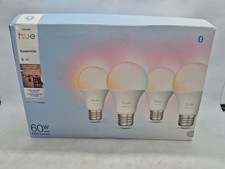 Philips Hue Essential A19 E26 Smart Bulb 800lm 8.8w 4-pack Color Philips Hue Essential A19 E26 Smart Bulb 800lm 8.8w 4-pack Color