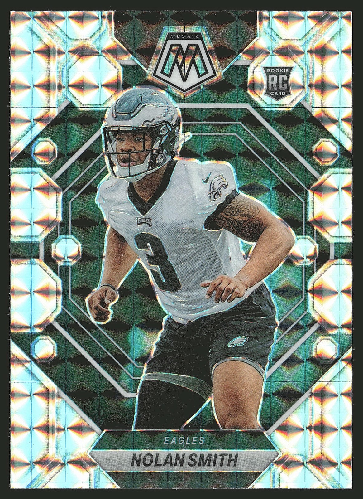 2023 Panini Mosaic #353 Nolan Smith Mosaic RC