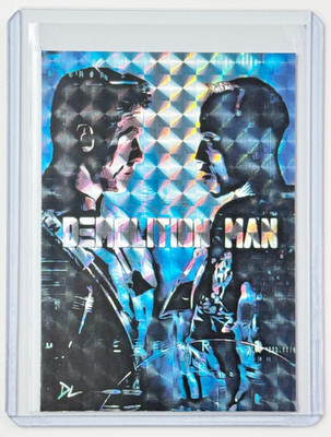 Demolition Man Limited Edition Artist Signed ''Sci-Fi Classic'' Refractor Card 1/1
