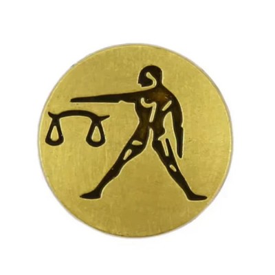 Sternzeichen 12 astrologische Abteilungen Sternzeichen runde Pin Anstecker