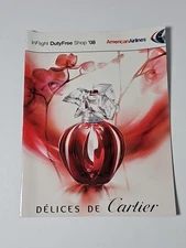 In Flight Duty Free Shop 2008 Catalog American Airlines AA Delices De Cartier