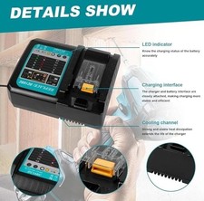 Fast Battery Charger for Makita DC18RC 14.4V-18V 3A BL1830 BL1840 BL1850 BL1860~