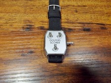 Vintage Golfers Scorer Wrist Watch Style Stroke Counter / Clicker 1980s