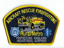 Aircraft Rescue Firefighting ARFF England Industrial Airpark LA Louisiana patch