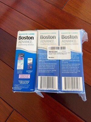 3 bottles of Boston Advance Conditioning solution. Doctor number 1 recommend