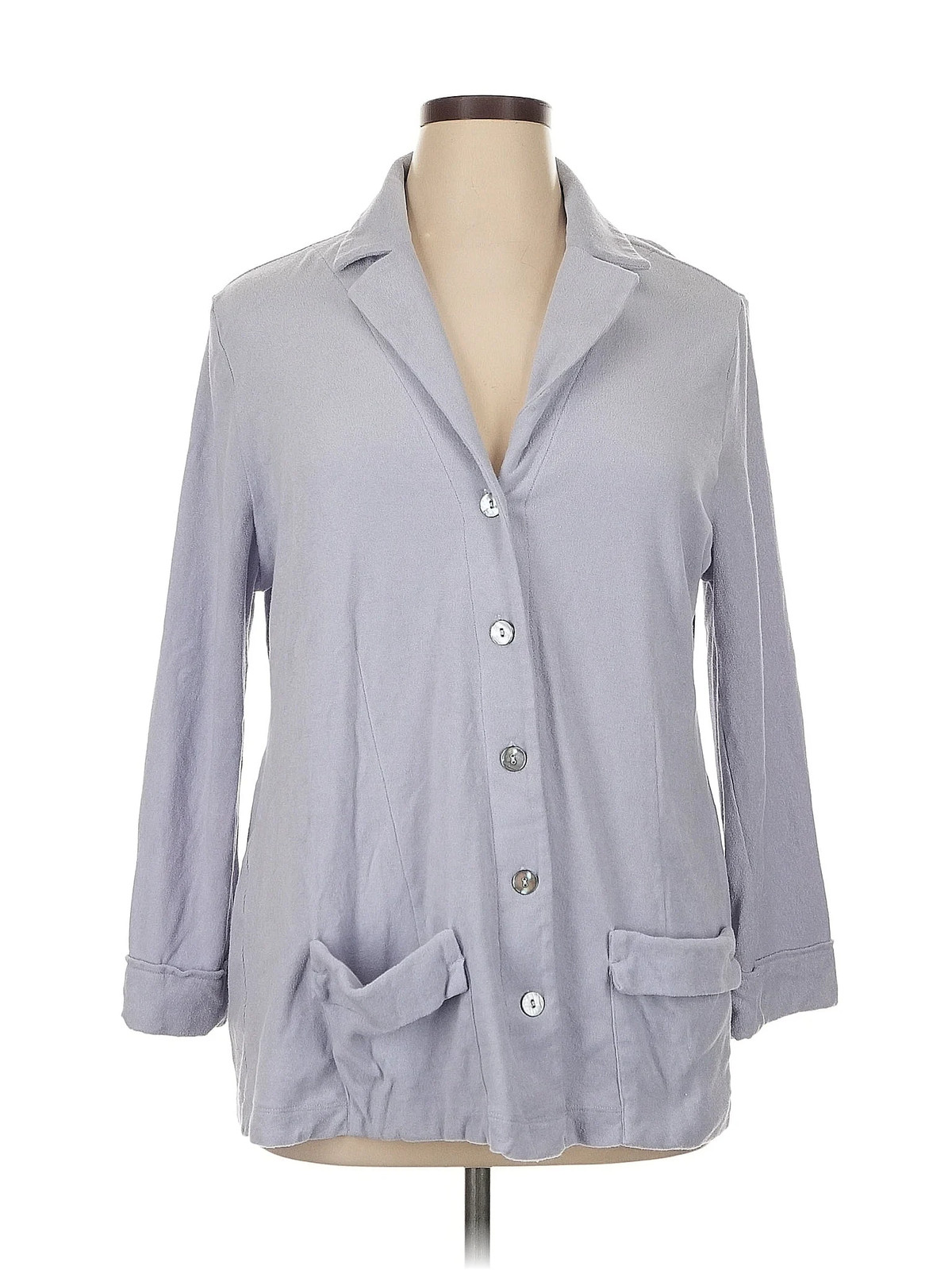 Soft Surroundings Women Gray Cardigan XL Petites - image 1