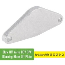 Blow Off Valve Bov Bpv Blanking Block Off Plate For Subaru Wrx 02-07 Sti 04-21 Blow Off Valve Bov Bpv Blanking Block Off Plate For Subaru Wrx 02-07 Sti 04-21