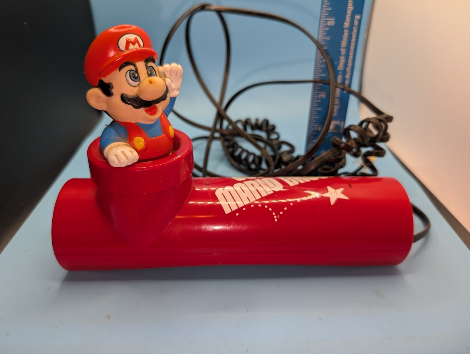 Vintage 1990 Super Mario Bros. Telephone Nintendo Red