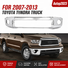 New Chrome Steel Front Bumper Cover Face Bar For Toyota Tundra Truck 2007-2013 New Chrome Steel Front Bumper Cover Face Bar For Toyota Tundra Truck 2007-2013