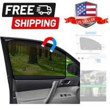 Car Window Shades Magnetic 2pcs Universal Car Window Screen Mesh Side Window ...