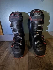 ROSSIGNOL 23 TRACK 110 27.5 MEN'S SKI BOOTS, 104MM WIDE LAST 110 FLEX, USED