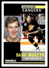 1991-92 Pinnacle ! Dana Murzyn Vancouver Canucks #260