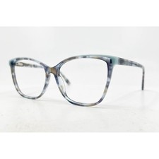 Cosmopolitan Eyeglass Frames Women Blue Grey Marble Cat Eye C1035 55-14-145