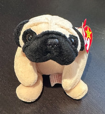 TY Beanie Baby "Pugsly". DOB: 05-02-1996
