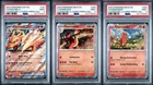 2024 POKEMON BLACK STAR PROMO CHARIZARD EX SUPER PREMIUM COLLECTION PSA9 SEQ SET