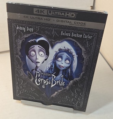 Tim Burton s Corpse Bride (4K)with Collector Slipcover-NEW (Sealed)-Box Shipping