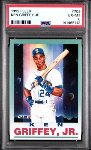 1992 Fleer - Pro Visions Ken Griffey Jr #709 PSA 6