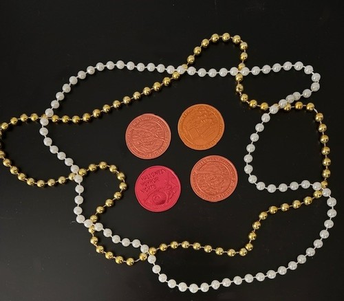 Universal Halloween Horror Nights Florida Parade Coins, Mummy, Eye and Beads