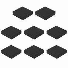 8Pcs Speaker Isolation Pads, 60mmx60mmx15mm Black Square EVA Acoustic Foam Pads