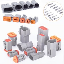 DT Series Waterproof Connector Kit 2/3/4/6/8/12Pin Male Female Terminal Set Auto