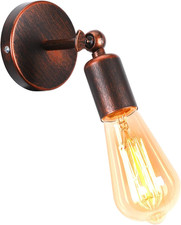 Lampada Da Parete Vintage Industriale Lampada a Muro in Metallo Applique Da Pare