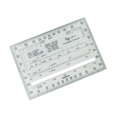 Quadratischer Winkelmesser Lineal Mils/Meter/Yards Kartenlesen f&uuml;r