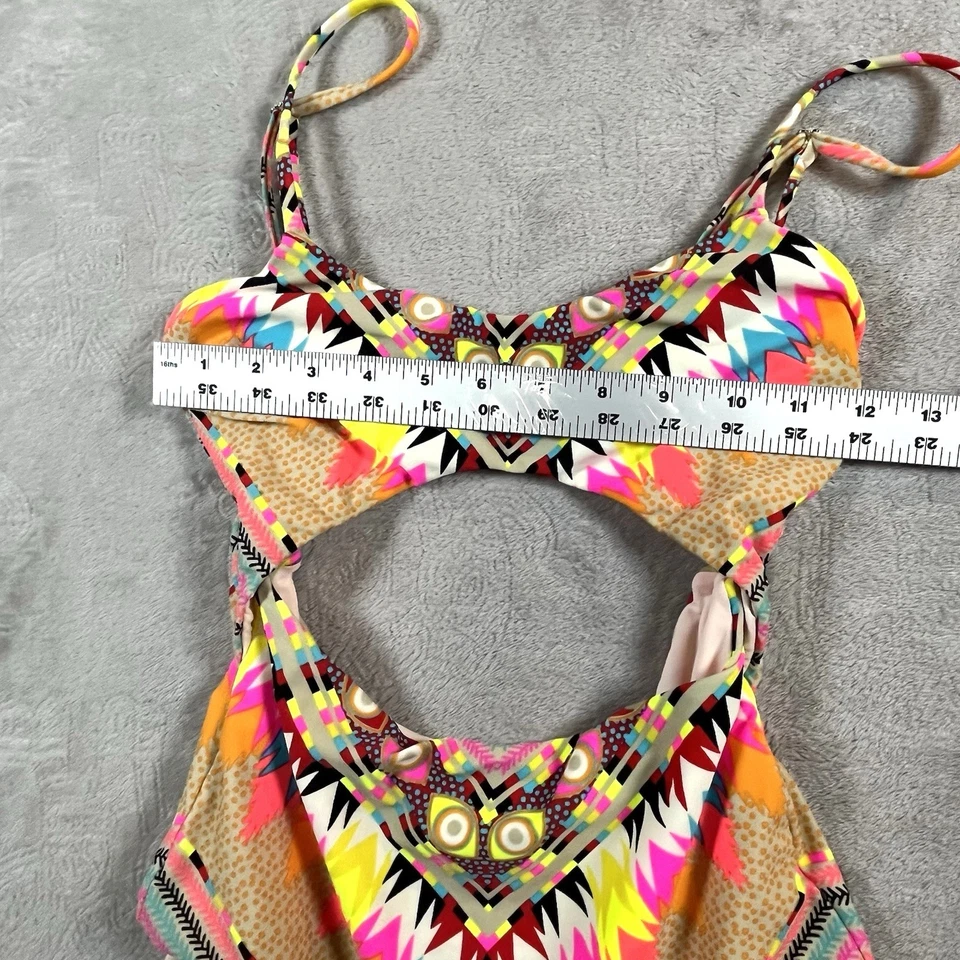 Traje de baño de una pieza Mara Hoffman azul para mujer XSmall Foto 2 de 4