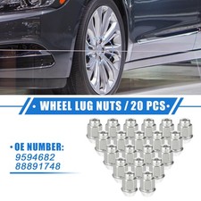 20pcs M12x1.5 Wheel Lug Nuts for Chevrolet Malibu Impala Tire Lugnut No.88891748