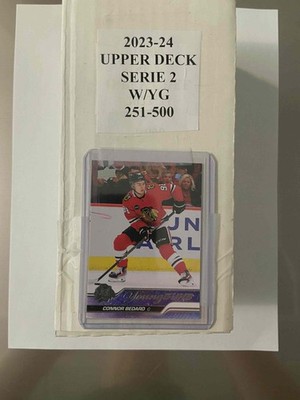 2023-24 UPPER DECK SERIES 2 COMPLETE BASE & YOUNG GUNS 200 CARDS BEDARD CARLSSON