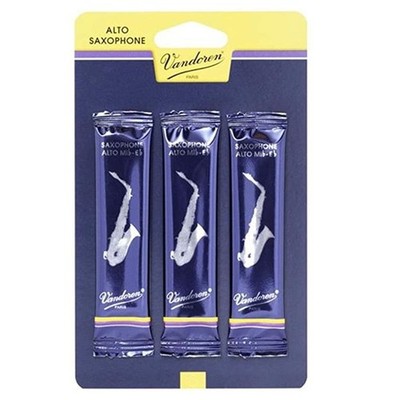Vandoren Alto Sax Traditional Reeds Strength 2, 3 Pack