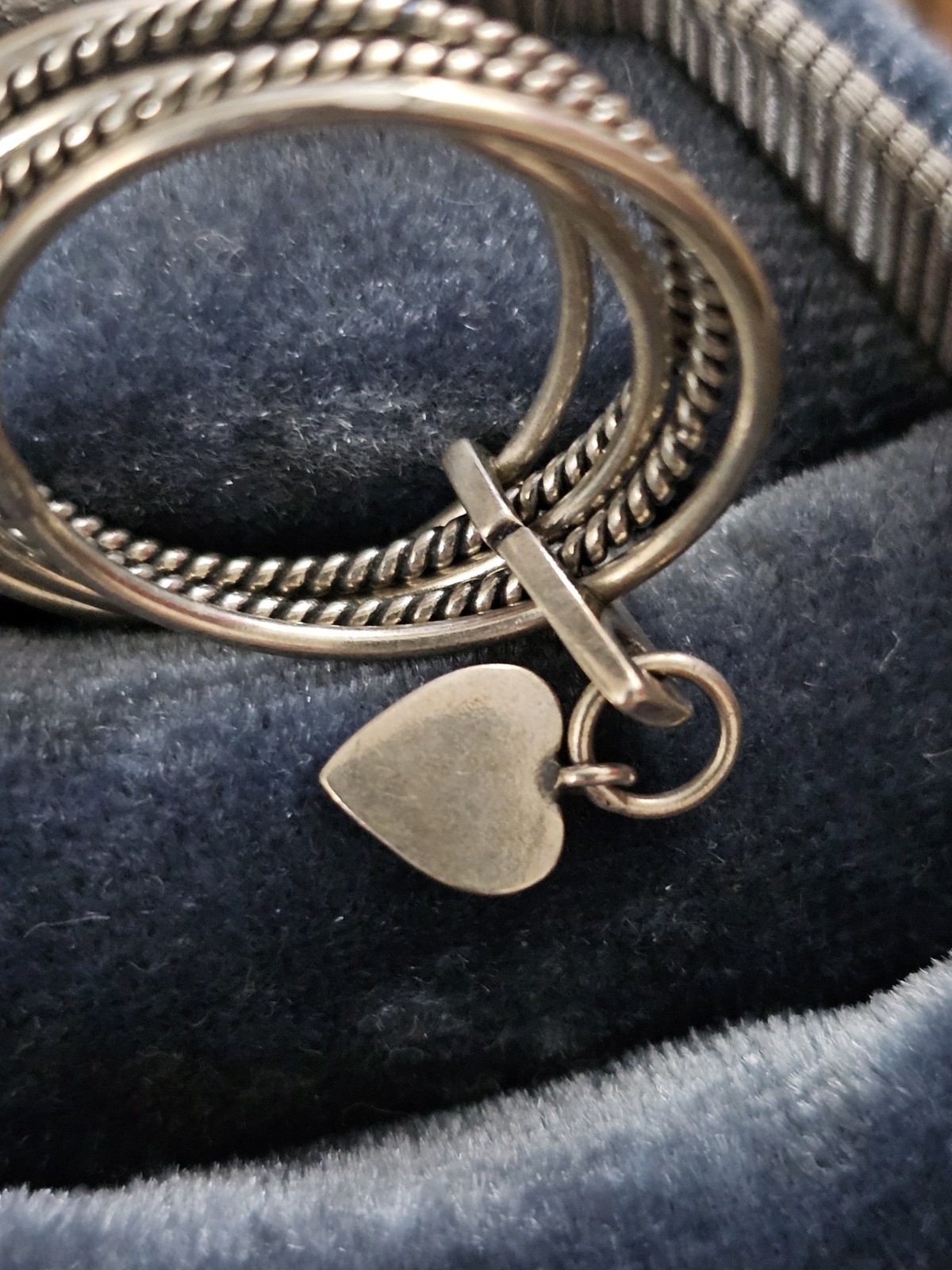 Sterling Silver Stackable Ring (Vintage) - image 5