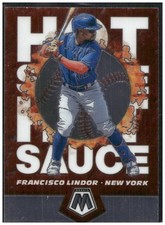 2021 Panini Mosaic #HS2 Francisco Lindor Hot Sauce