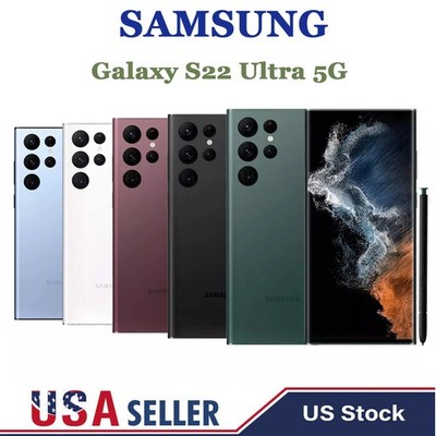 New Samsung Galaxy S22 Ultra 5G 128GB- Factory Unlocked, All Colors Available