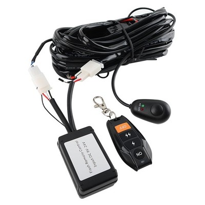 1Set 100W LED Light Bar Wiring Harness Kit Wireless Remote Control Strobe Switch