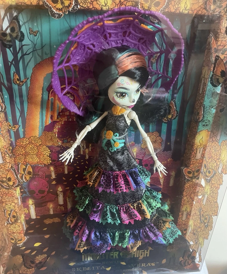 Monster High Skelita Calaveras Howliday Doll - Dia De Muertos 2024 - New, Boxed - Image 2 of 4