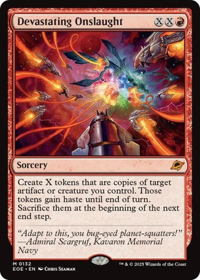 #ad 1x Devastating Onslaught Edge of Eternities NM MTG $3.49