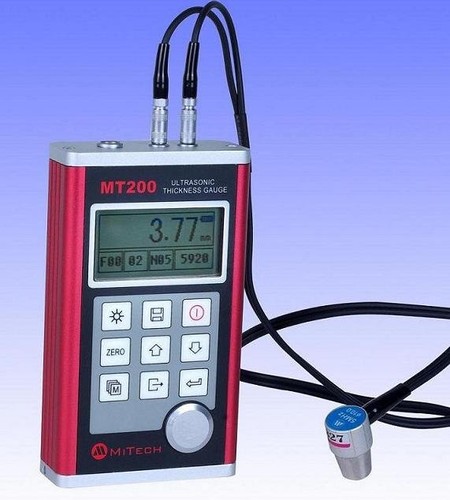 Brand New Mitech MT200 Ultrasonic Thickness Gauge Meter 0.1/0.01mm Resolution - 第 1/1 張圖片