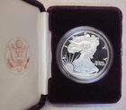 1987-S US Mint $1 Proof American Silver Eagle Original Mint Box with COA