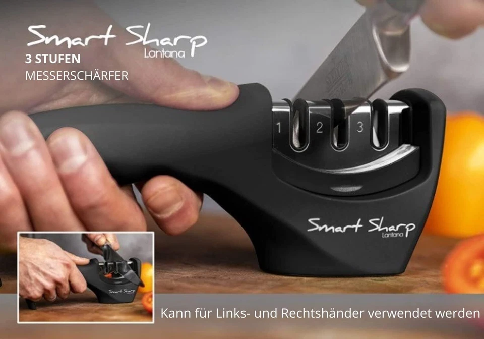 Lantana Smart Sharp - Messerschärfer - professioneller manueller mit 3 Stufen - Bild 4 von 4