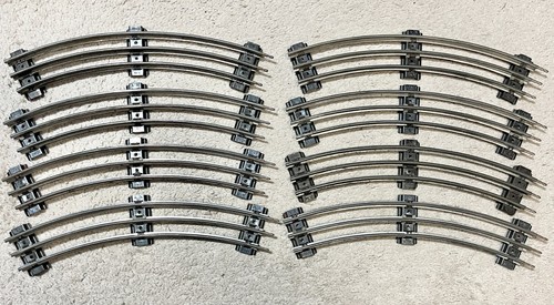 Postwar LIONEL O Gauge Curve Track 8 Sections - Full Circle (lot 434)