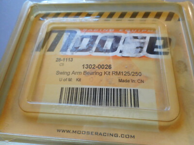 NOS Suzuki RM125 RM250 2004-2006 Moose Swingarm Bearing Kit 1302-0026