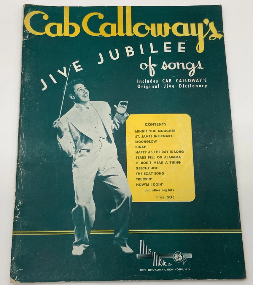 cabina calloway cabina calloway’s jive jubileo de canciones 1942 1ª edición Mills Music Foto 4 de 4