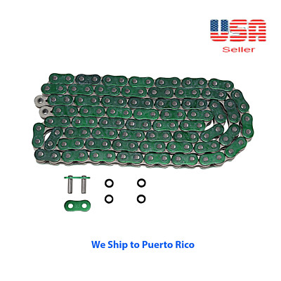 Green 520 x 120 with O-Ring Chain ATV Motorcycle Fit:Husqvarna TC610 & TE610