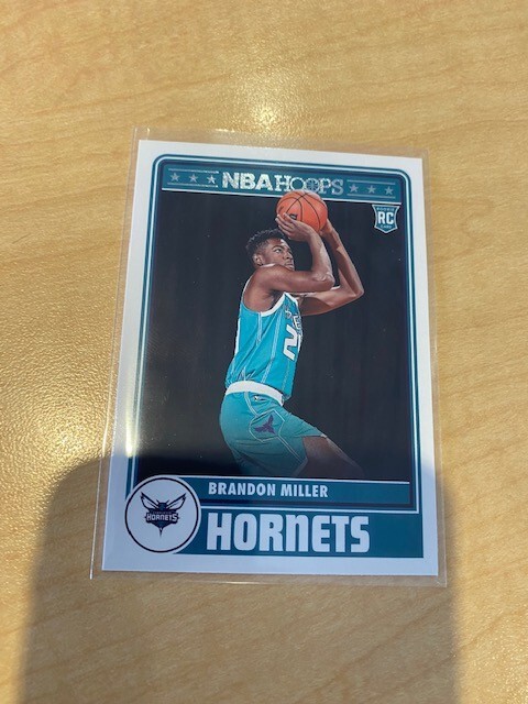 2023-24 Panini Hoops Tribute Brandon Miller RC - Charlotte Hornets