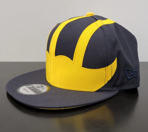 NEW! New Era 9Fifty Snapback NCAA Helmet Hat Michigan Wolverines - Picture 1 of 5