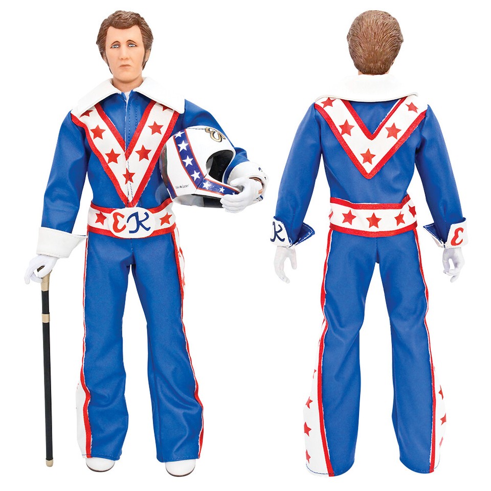Evel Knievel 12 Inch Action Figures Series 1 ReIssue Blue Jumpsuit eBay
